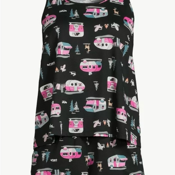 NWOT Joyspun sleep set tank and shorts - Picture 2 of 8